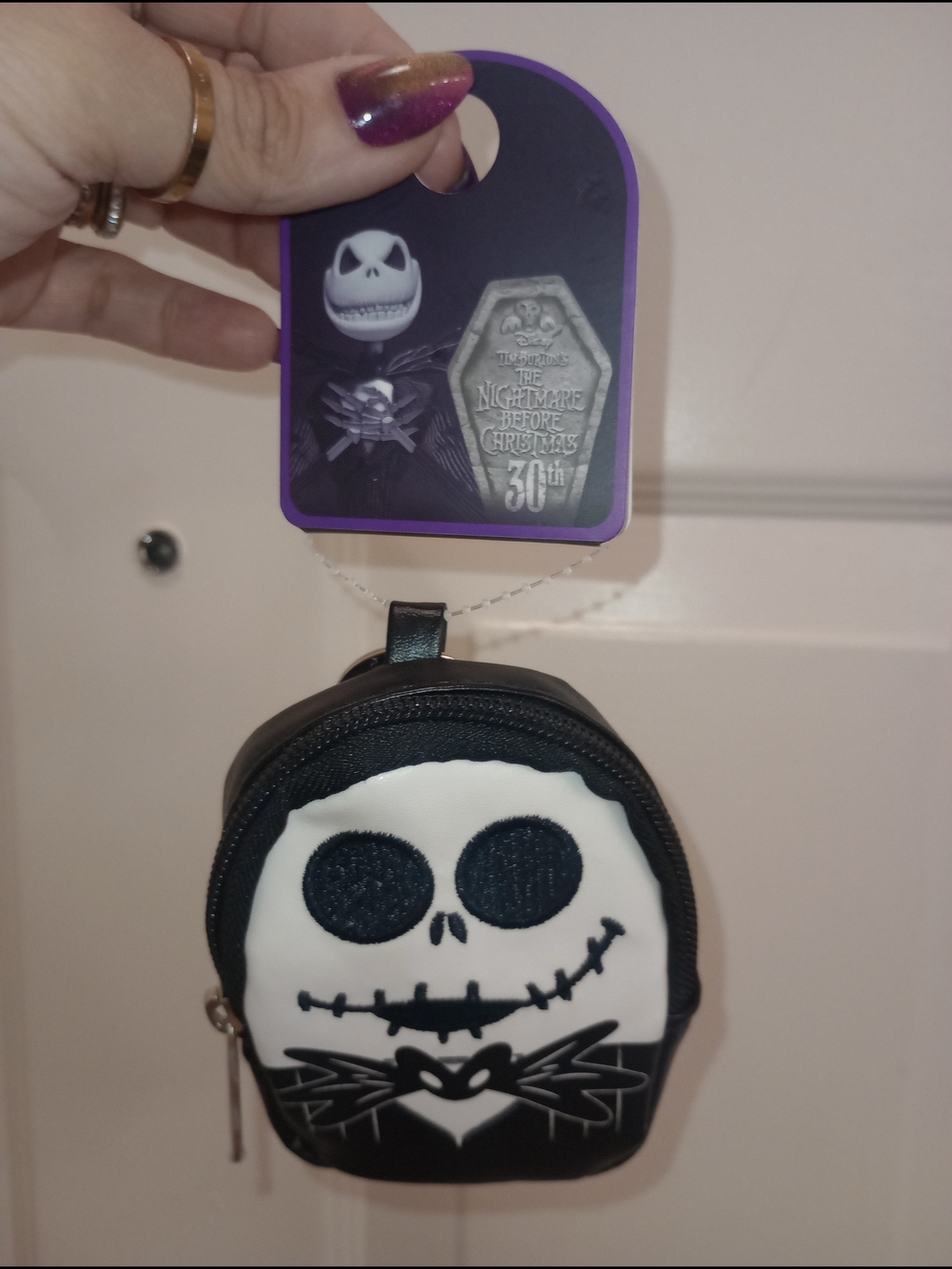 Jack Skellington Mini Backpack Bag Charm